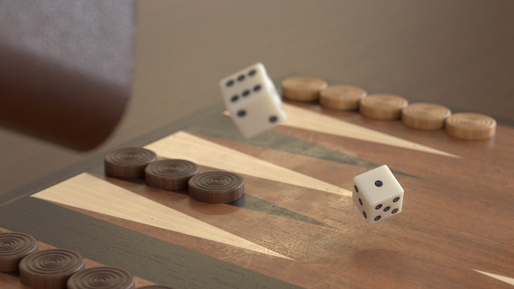 Backgammon, detail 2