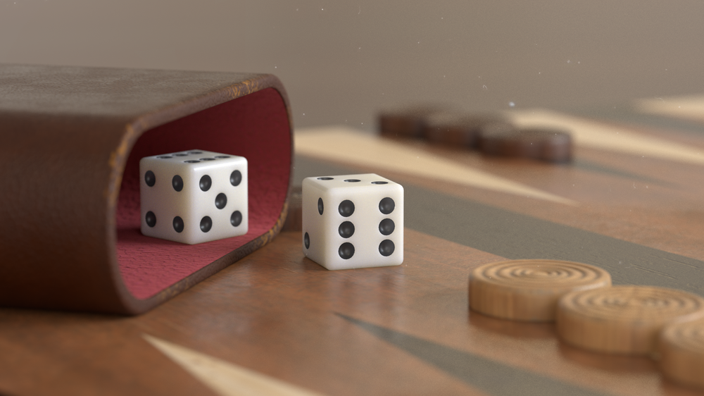 Backgammon, detail 3