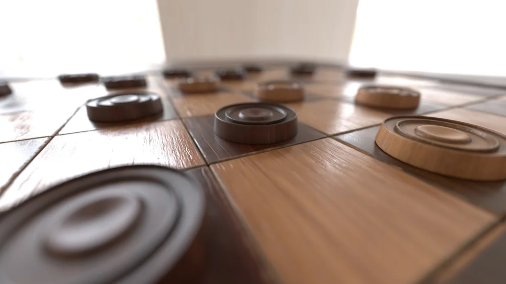 Checkers Close up, detail 3